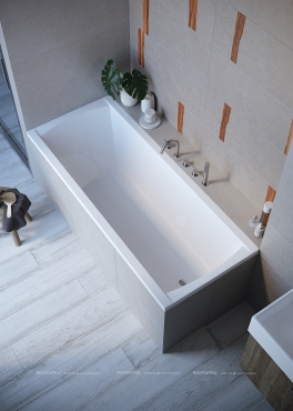Акриловая ванна Creto Modalia 170х75 см 9-17075 - 6 изображение