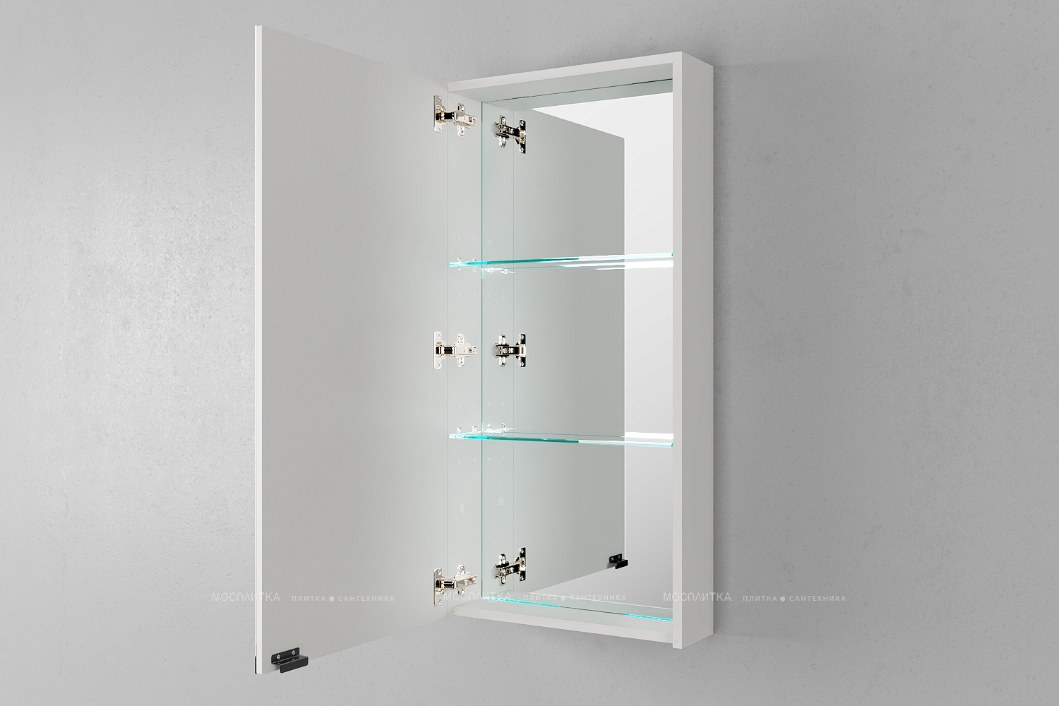 Зеркальный шкаф Velvex Unit 47 белый матовый zsUNI.47.H95-211 - изображение 4