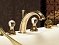 Смеситель Webert Karenina KA730101010 для ванны, на 4 отверстия, золото - 2 изображение