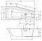 Акриловая ванна Riho Rething Space 160x75 L BR1400500000000 - 3 изображение