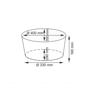 Шторка Wasserkraft Oder SC-30000, OderSC-30501 - 5 изображение