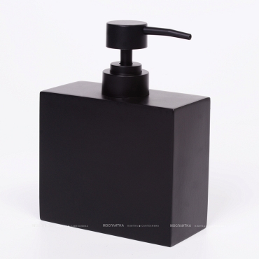 Дозатор для жидкого мыла Wasserkraft Abens K-3799 черный матовый - 2 изображение