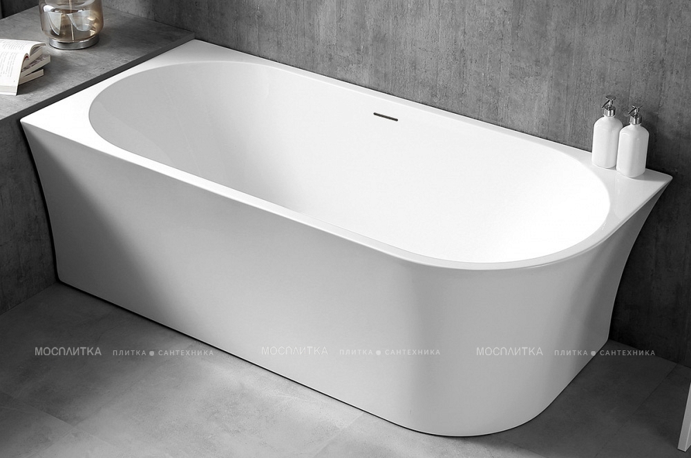 Акриловая ванна Abber 150х78 см AB9257-1.5 L, белая - изображение 2