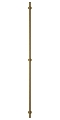 Полотенцесушитель электрический Сунержа Аскет 165х5 см 05-0850-1650 состаренная бронза - изображение 2
