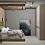 Дизайн Спальня в стиле Лофт в сером цвете №12965 - 4 изображение