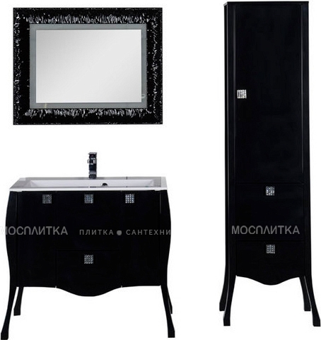 Зеркало Aquanet Мадонна 90 чёрное - изображение 5