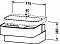 Тумба с раковиной Duravit Happy D.2 H2636502222, 80 см - изображение 4