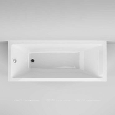 Акриловая ванна 170х70 см Am.Pm Gem W93A-170-070W-A белая - 3 изображение