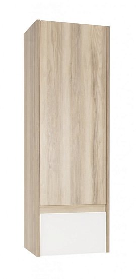 Шкаф-пенал Style Line Монако 360 ЛС-00000673 36 см подвесной, Plus, ориноко/белый лакобель