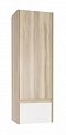 Шкаф-пенал Style Line Монако 360 ЛС-00000673 36 см подвесной, Plus, ориноко/белый лакобель - изображение 2