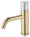 Смеситель Boheme Stick 121-GCR.2 для раковины, gold touch chrome 
