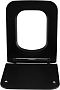 Крышка-сиденье для унитаза Allen Brau Liberty 4.33008.31 с микролифтом, черная матовая - изображение 2