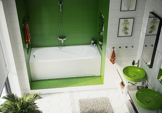 Акриловая ванна Aquatek Lifestyle Либерти 170х70 см BER170-0000001, белый - 3 изображение