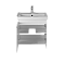 Тумба под раковину Briz Бьелла 60 см, белый глянец - 2 изображение