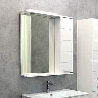 Зеркальный шкаф Comforty Модена М-75 00-00001640 белый матовый
