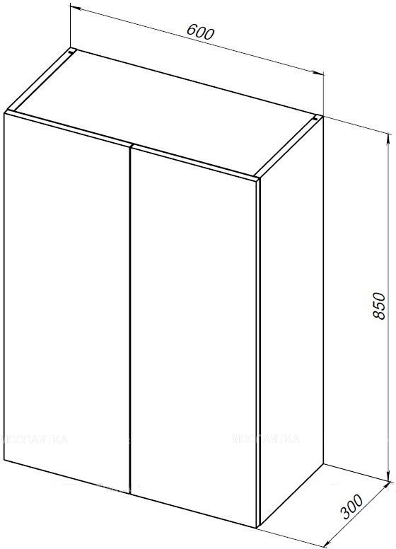 Подвесной шкаф Aquanet Вега 60 см 329128 белый глянец - изображение 6