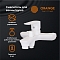 Смеситель Orange Aristo M19-100w для ванны с душем - изображение 7