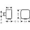 Шланговое подключение Hansgrohe FixFit 26457140, шлифованная бронза - 2 изображение