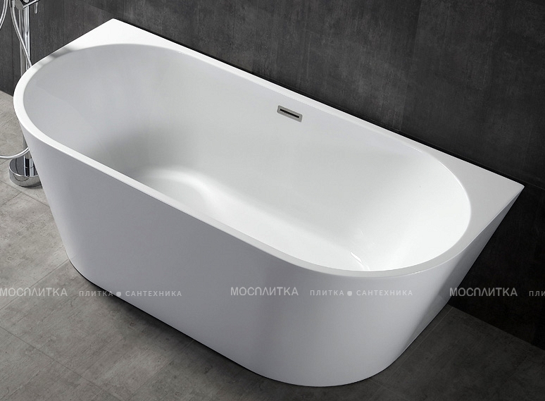 Акриловая ванна Abber 150х80 см AB9216-1.5, белый - изображение 2