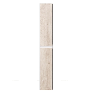 Шкаф-пенал Dreja Slim 30 см 99.0504 глянцевый белый / дуб кантри - 2 изображение