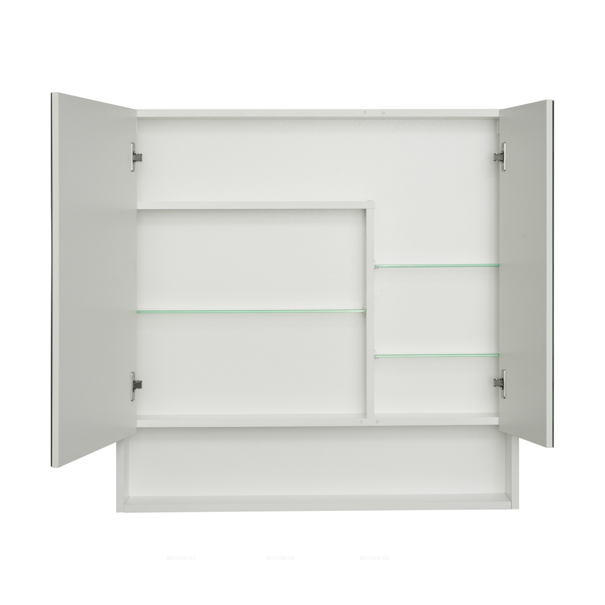 Зеркальный шкаф Aquaton Сканди 90 белый 1A252302SD010 - изображение 2