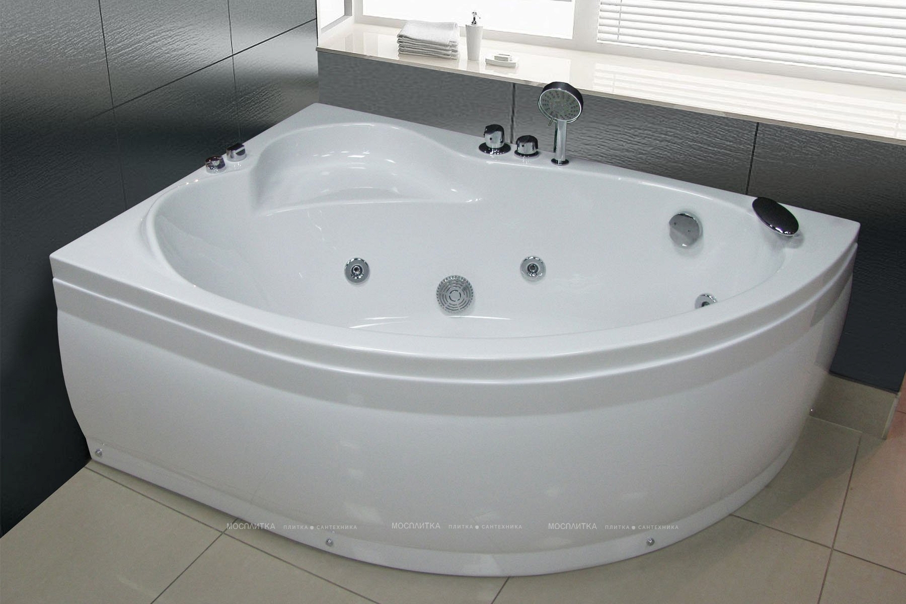 Акриловая ванна Royal Bath Alpine 170x100 RB819102 - изображение 2