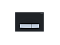Панель смыва Aquatek Slim, KDI-0000031, черный матовый, хром 