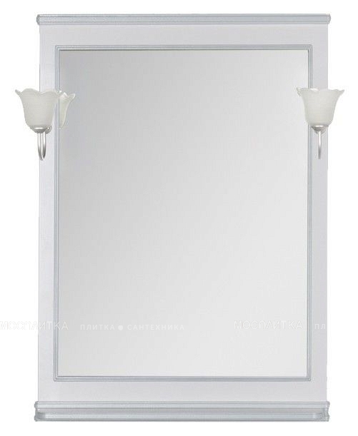 Зеркало Aquanet Валенса 70 белый краколет/серебро - изображение 5
