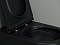 Унитаз приставной безободковый Ceramica Nova Metropol Rimless CN4004MB с крышкой-сиденьем микролифт, черный матовый - 7 изображение