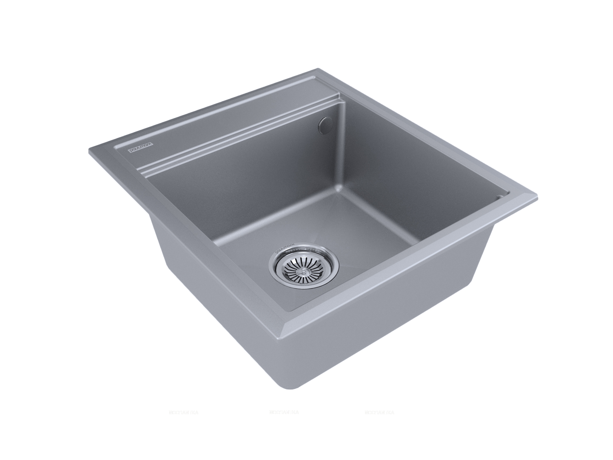 Мойка кухонная Paulmark Stepia PM114651-GRM серый металлик - изображение 2