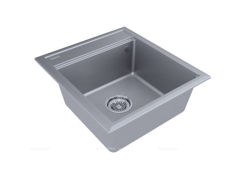 Мойка кухонная Paulmark Stepia PM114651-GRM серый металлик - 2 изображение