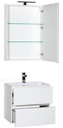 Комплект мебели для ванной Aquanet Алвита 60 белый - изображение 4