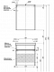 Комплект мебели для ванной Aquanet Палермо 60 белый - 13 изображение