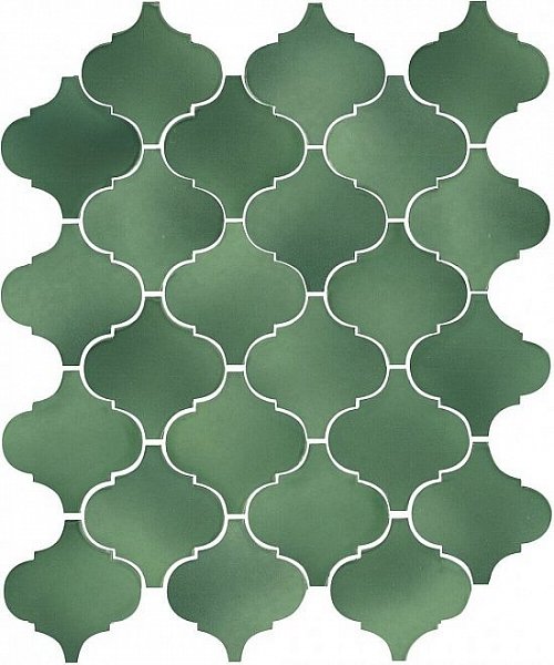 Керамическая плитка Kerama Marazzi Плитка Арабески Майолика зеленый 26х30