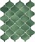 Плитка Арабески Майолика зеленый 26х30 
