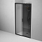 Душевая дверь Am.Pm Gem 110 см W90G-110-1-195BG стекло прозрачное / тонированное, профиль черный - 6 изображение
