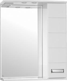 Зеркальный шкаф Style Line Ирис 65/С белый