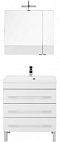 Комплект мебели для ванной Aquanet Верона 75 белый 3 ящика - 2 изображение