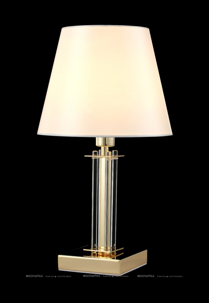 Настольная лампа Crystal Lux NICOLAS LG1 GOLD/WHITE - 2 изображение