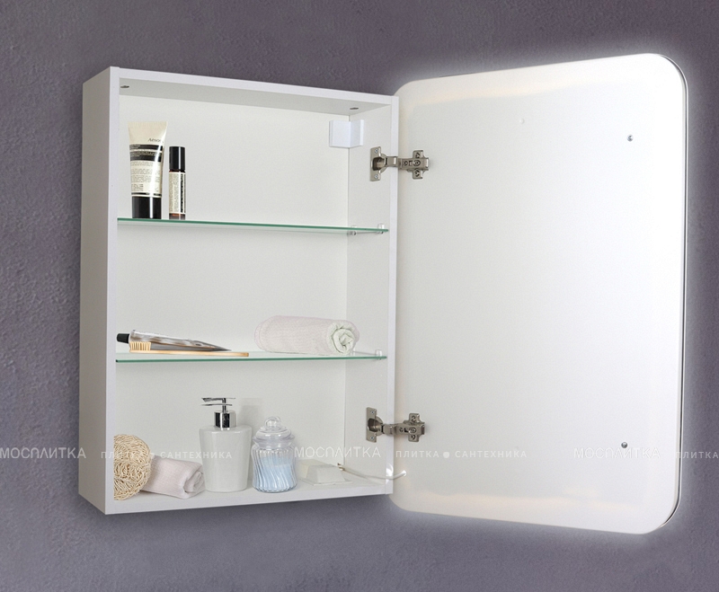 Зеркальный шкаф Azario Фиджи 60 см LED-00002364 с подсветкой - изображение 3