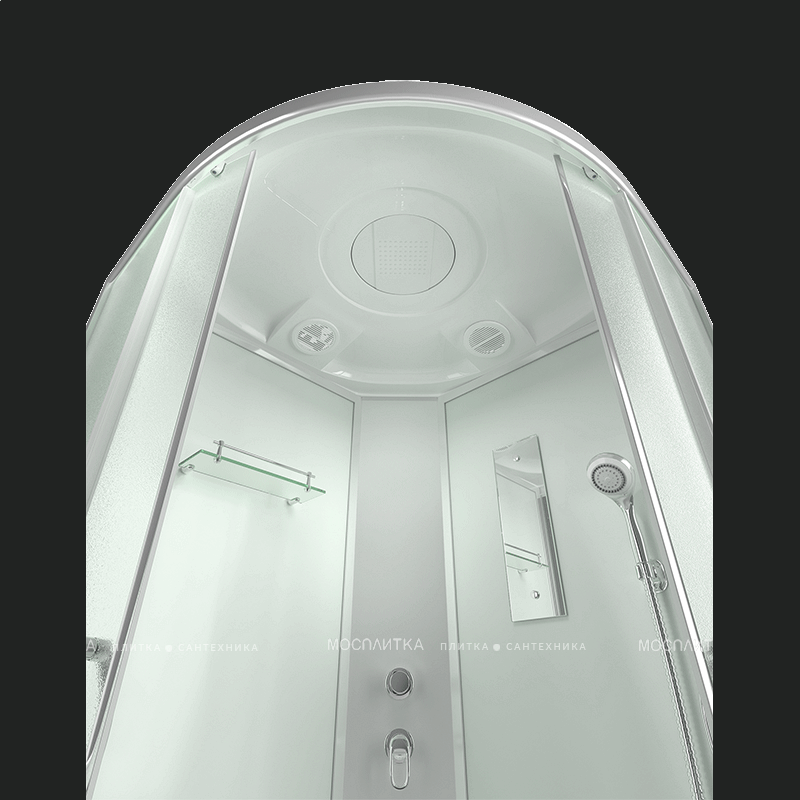 Душевая кабина Erlit Comfort 90х90 см ER350926-C3-RUS профиль серебристый, стекло матовое - изображение 6