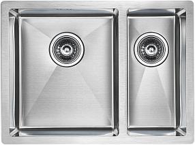 Кухонная мойка Paulmark Zusat PM225944-BSL нержавеющая сталь