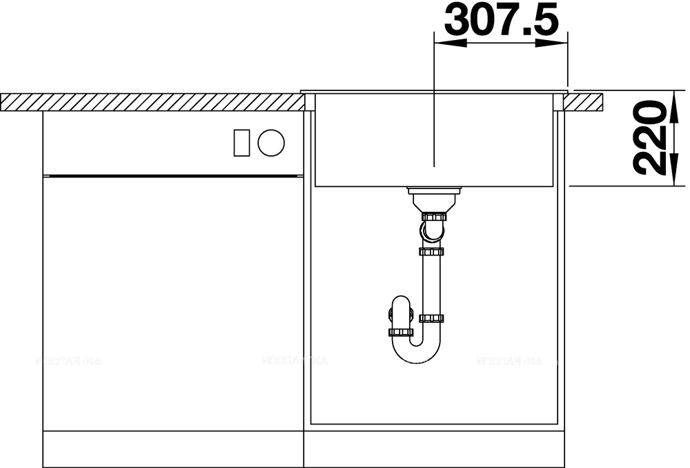 Кухонная мойка Blanco Pleon 6 525953 черный матовый - изображение 13