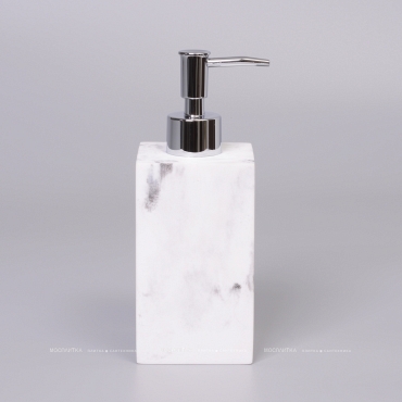 Дозатор для жидкого мыла Wasserkraft Kammel K-9199 белый мрамор - 3 изображение