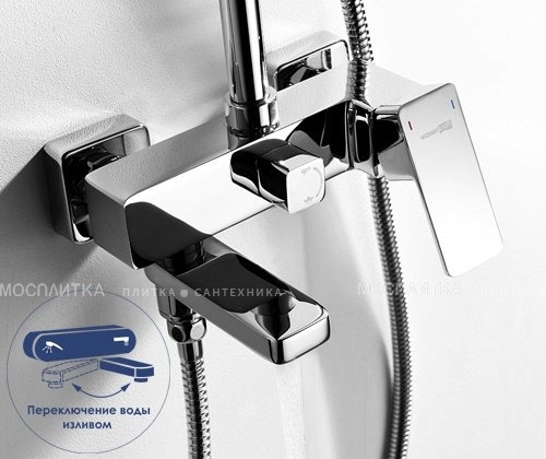Душевая стойка WasserKRAFT A17701 для ванны и душа, хром - изображение 4