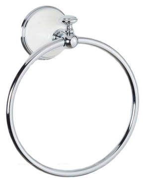 Полотенцедержатель кольцевой Tiffany World Harmony TWHA015cr, хром - 3 изображение