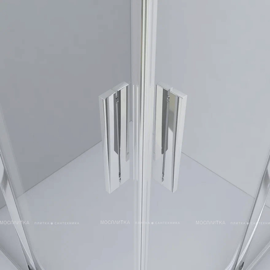 Душевой уголок Vincea Garda VSQ-1G900CH 90x90 см хром, стекло шиншилла - изображение 4