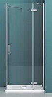 Душевая дверь BelBagno Kraft 120х195 см KRAFT-60/60-C-Cr-R профиль хром, стекло прозрачное