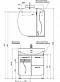 Комплект мебели для ванной Aquanet Моника 75 белый раковина Стиль - 10 изображение