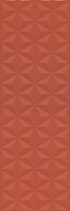 Керамическая плитка Kerama Marazzi Плитка Диагональ красный структура обрезной 25х75 